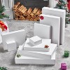 Joyfy 12 Pcs Christmas Shirt Gift Boxes, White Paper Box with Lid for Presents, Robe Box for Clothes Holiday & Wedding Gift Wrapping Decoration - 2 of 4