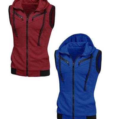 blue/burgundy