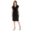 24seven Comfort Apparel Womens Short Sleeve Knee Length Dress - 2 of 4