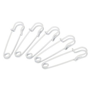 Unique Bargains Large Metal Sturdy Sewing Safety Pins for Blankets 50 Pcs - 1 of 4