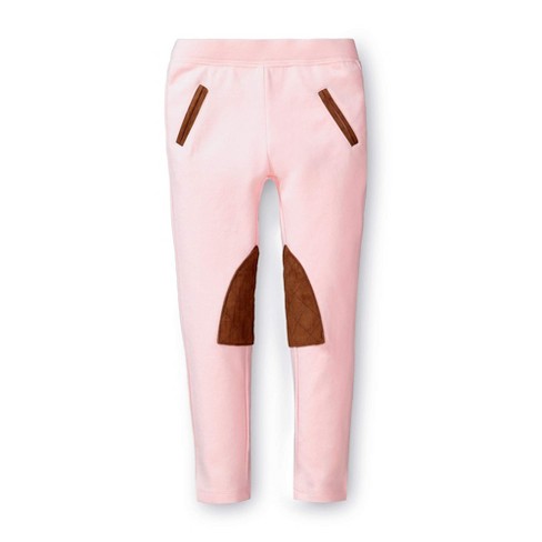 Hope & Henry Girls' Ponte Riding Pant (pink, 12-18 Months) : Target