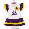 Pavilion Gift Company - Purple & Gold - #1 Fan Onesie Dress 0-6 Months  - Leotards and Bodysuits - 4 of 4