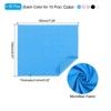 Unique Bargains Microfiber Soft Portable Lightweight Cleaning Cloth 50 Pcs - 2 of 3