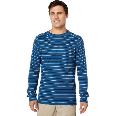 U.S. Polo Assn. Men's Long Sleeve Yarn-Dye Stripe Crewneck Thermal Shirt