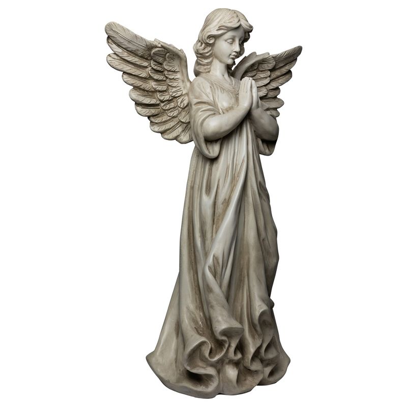 Northlight 29.5" Angel Standing in Prayer Outdoor Garden Statue, 4 of 6