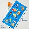 100% Cotton Printed Kids Beach Towel - Great Bay Home - 4 of 4