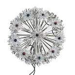 Tree Topper Finial 5.5" Tinsel Snowflake Tree Topper Electric Finial  -  Tree Toppers