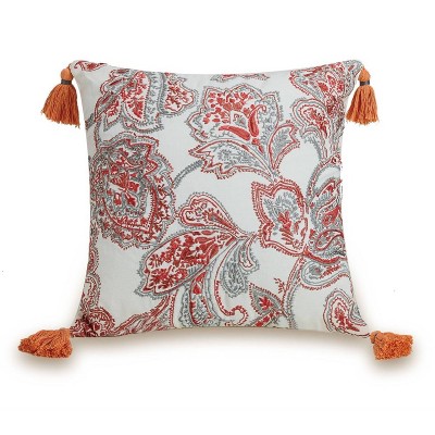 coral decorative pillows