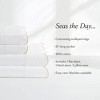 Lush Décor Queen 4pc Coastal Chic Scalloped Edge Cotton Sheet Set Neutral - 2 of 4
