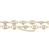 Guili Sterling Silver 14K Gold Plated Adjustable Necklace with Freshwater Pearls and Cubic Zirconia, crafted for a graceful and chic appeal. - 2 of 3