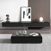 POVISON 63" Black Floating TV Stand, Modern Wall-Mounted Entertainment Center with 3 Drawers, Media Console, TV Console, Perfect for 55-inch TVs - 2 of 4