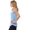 Rekucci Women's Soft Jersey Knit Sleeveless Tank Top – Casual & Versatile Everyday Wear - 2 of 3