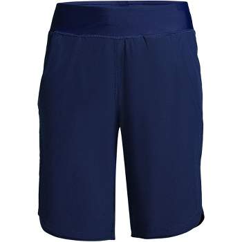 Lands' End Women's 11 Quick Dry Modest Swim Shorts With Panty - 2