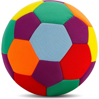 KUYOTQ Soft Indoor Soccer Balls for Juggling, Kids Soccer Ball for Inside House and Yard, Size 4