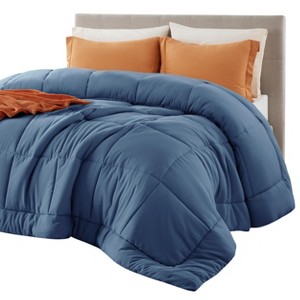 Bedsure Comforter Duvet Insert - Quilted Comforters Queen Size, All Season Duvet, Down Alternative Bedding, with 8 Tabs, Gifts for Women/Men, White,Qu - 1 of 4