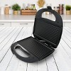 Brentwood Panini Maker (Black and Stainless Steel) - 3 of 4