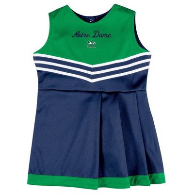 notre dame baby cheerleader outfit