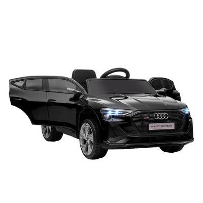 Aosom 12V Kids Electric Ride On Audi Sports Car, Battery Powered Toy w/ Parent Remote Control, Lights, Music, and Horn, for 3-5 Years Old