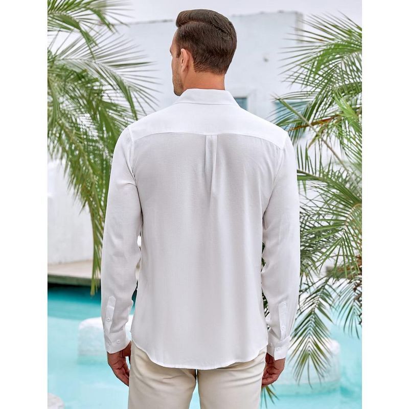 Men's Christmas Hawaiian Shirts Button Down Ugly X-Mas Christmas Vacation Long Sleeve Shirts, 3 of 8
