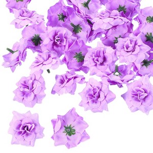 Unique Bargains Home Housewarming Decor DIY Craft Artificial Roses Head 100 Pcs - 1 of 4