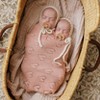 100% Luxury Cotton Heart Knit Swaddle Blanket for Blanket for Newborn and Infant Boys and Girls - 2 of 4