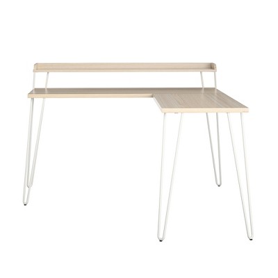 Ameriwood Home Haven L Desk with Riser