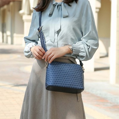 MKF Collection Tote Handbag with Cosmetic Pouch and Wristlet, Shonda 3-Piece Set – MKF Collection by Mia K – Tan — фото 4