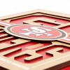 NFL San Francisco 49ers Slogan Series Wall Art: MDF Vertical Decorative Garlands - 4 of 4
