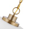 Nuvo Lighting Colony 1 - Light Pendant in  Matte White/Burnished Brass - 3 of 4