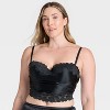Women's Satin & Lace Lightly Lined Cami Bra - Auden™ - 4 of 4
