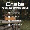 GasOne Butane Fuel Camp Stove - Crate Series - Mini Stove for Camping, Hiking – Portable Gas Stove with Spiral Flame, Orange - 2 of 4