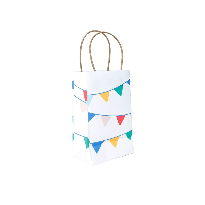 XS BuntingFlag Gift Bag - Spritz&#8482;: Colorful, Junior Cub Size, Birthday Party Bag with Handles, FSC Certified, 3 of 4