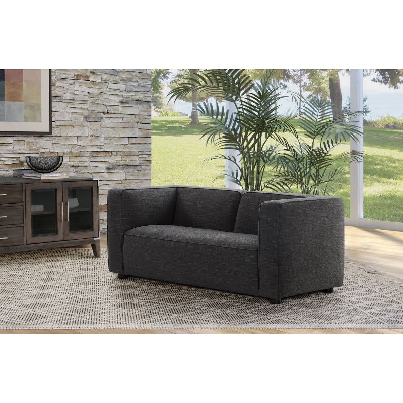 Kyle Stain Resistant Fabric Loveseat - Abbyson Living, 3 of 9