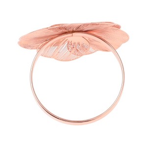 Unique Bargains Napkin Rings Flower Stainless Steel 1 Pc - 1 of 3