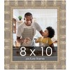 PosterPalooza | 8x10 Wide Bamboo Picture Frame, UV Acrylic, 4 Finishes - Brown, Black, Silver, and Natural - 2 of 4