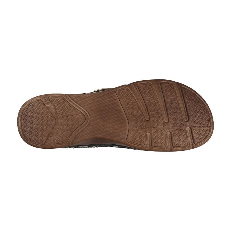 GC Shoes Gretchen Double Velcro Band Comfort Slide Flat Sandals, 5 of 6