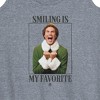 Women's - ELF - Christmas Smile Graphic Racerback Tank - 2 of 4