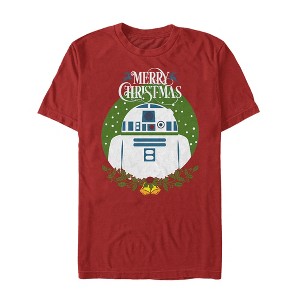 Men's Star Wars Merry Christmas R2-D2 T-Shirt - 1 of 4