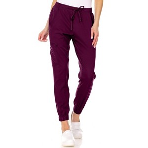 Medichic Women's Leah 5-Pocket Stretch Cargo Jogger Scrub Pants - 1 of 4