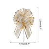 Unique Bargains Wedding Baskets Presents Christmas Large Pull Bow Gift Wrapping Bows Ribbons 20 Pcs - 2 of 4