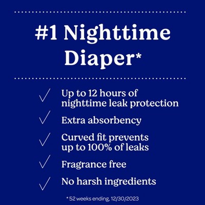 Huggies Disposable Overnight Diapers - Size 6 - 84ct