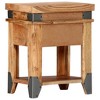 vidaXL Bedside Cabinet 15.7 in.x11.8 in.x20.1 in. Solid Acacia Wood - image 3 of 4