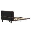 Sapphtopaz PU Leather Floating Platform Bed Frame, Modern Design with Easy Assembly & No Box Spring Needed for Contemporary Bedrooms, Adults - 2 of 4