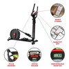 Sunny Health & Fitness Power Stride Smart Non-Powered Elliptical Cross Trainer Machine - 2 of 4