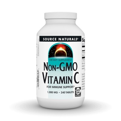 NON GMO Vitamin C by Source Naturals, Inc.  -  240 Tablet