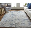 Laina Transitional Abstract Ivory/Gray/Blue Area Rug - 2 of 4