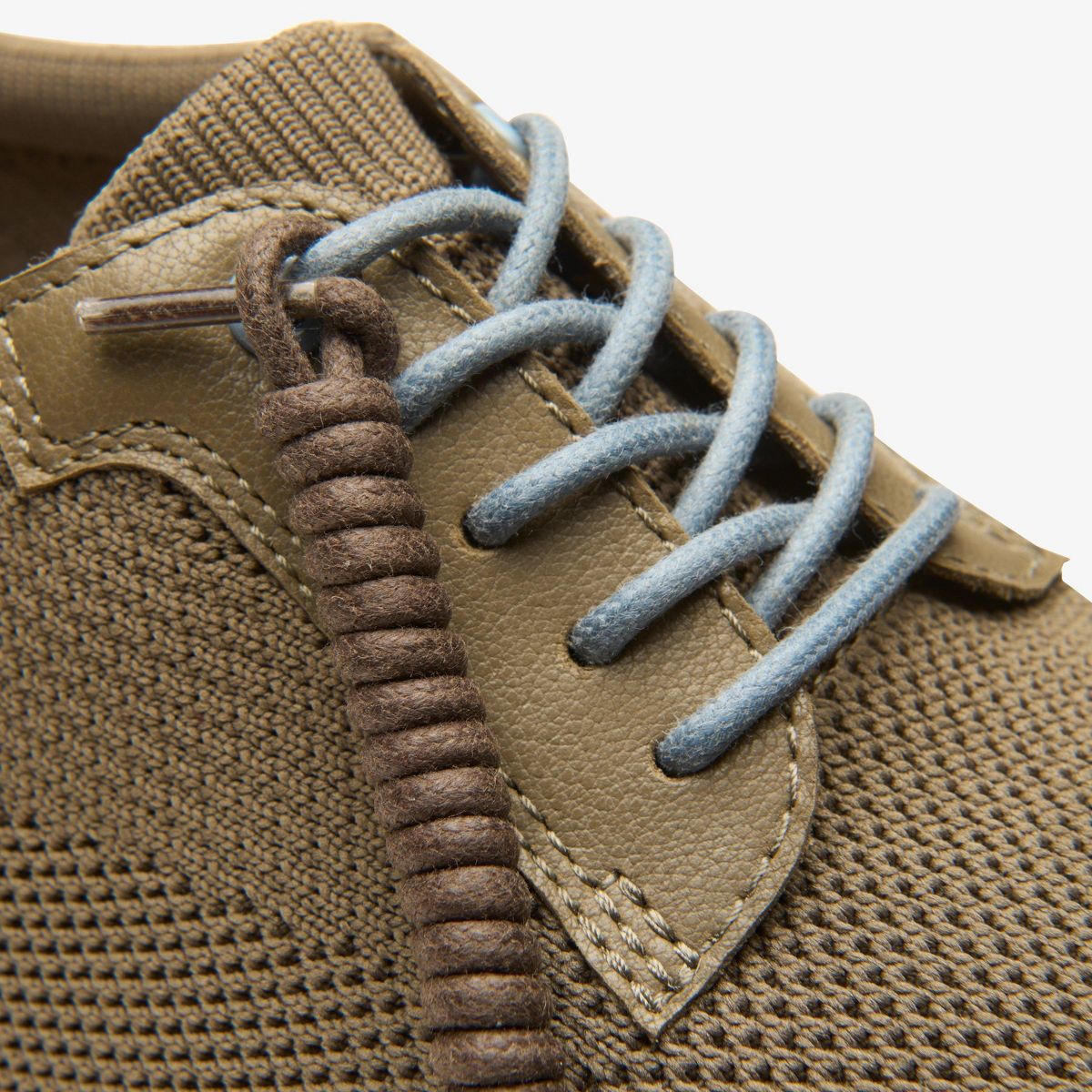 Clarks Mens Monahan Knit Grey Knit Shoes - thumbnail 7