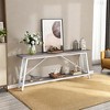 NicBex 31.49" H Console Table with Open Storage Shelf Sofa Table for Entryway Living Room - 4 of 4