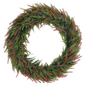 Unique Bargains Farmhouse Decor Front Door Hanging Artificial Wreaths for All Season - 1 of 4