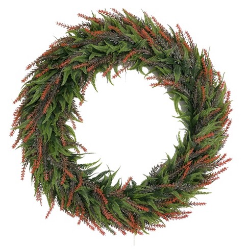 Unique Bargains Farmhouse Decor Front Door Hanging Artificial Wreaths for All Season - image 1 of 4